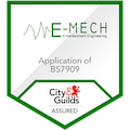 F-MECH Application of BS7909 City & Guilds assured badge